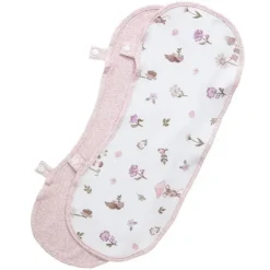 Living Textiles - 2Pk Burp Cloth, Mushroom House