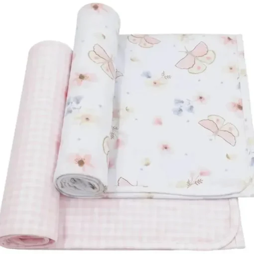 Living Textiles - 2Pk Fly Away Jersey Swaddle