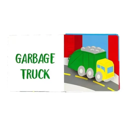 Livro Kate &amp; Milo Things That Go, City Cars Baby Board