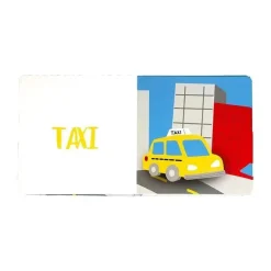Livro Kate &amp; Milo Things That Go, City Cars Baby Board
