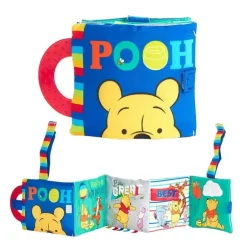 Livro macio para crianças Disney Pooh Hello Little Friends