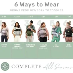Líllé Baby - Complete All Seasons Carrier, Pebble Grey
