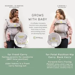 Líllé Baby - Complete All Seasons Carrier, Pebble Grey