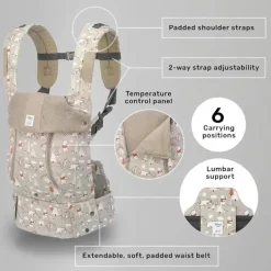 Líllé Baby - Porta-bebês ergonômico 6 em 1 completo para todas as estações, Disney's Pooh's Perfect Day