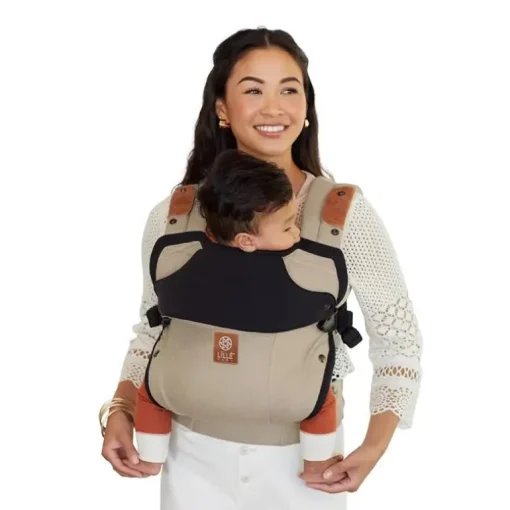 Líllébaby - Elevate 6-In-1 Linen Blend Baby Carrier, Warm Sand