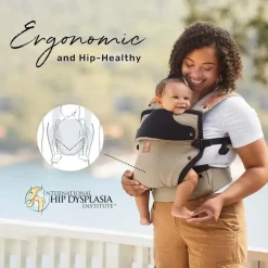 Líllébaby - Elevate 6-In-1 Linen Blend Baby Carrier, Warm Sand