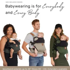 Líllébaby - Elevate 6-In-1 Linen Blend Baby Carrier, Warm Sand