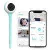 Lollipop - Monitor de bebê com câmera Wi-Fi inteligente com todos os recursos, turquesa