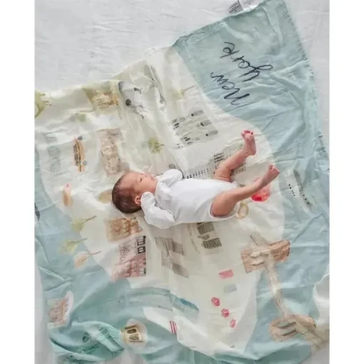 Loulou Cobertor Pirulito | Swaddle de bambu de Nova York