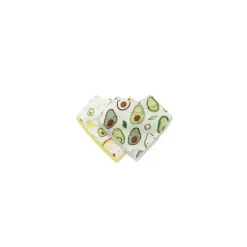Loulou Lollipop - Bib Set Muslin, Abacate