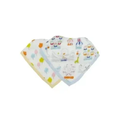 Loulou Lollipop - Bib Set Muslin, Carnival Fun