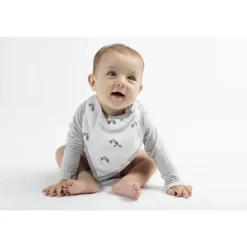 Loulou Lollipop - Bib Set Muslin, Happy Trucks