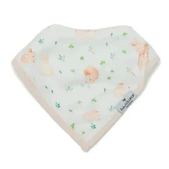 Loulou Lollipop - Bib Set Muslin, Bunny Meadow