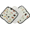 Loulou Lollipop - Conjunto de pano de lavagem de sushi