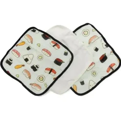 Loulou Lollipop - Conjunto de pano de lavagem de sushi