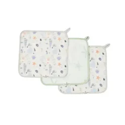 Loulou Lollipop - Conjunto de Toalhas - 3Pk, Conchas