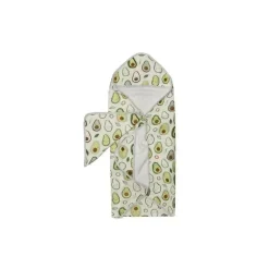 Loulou Lollipop - Conjunto de toalhas com capuz, abacate