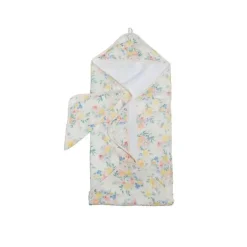 Loulou Lollipop - Conjunto de Toalhas com Capuz, Buquê de Flores