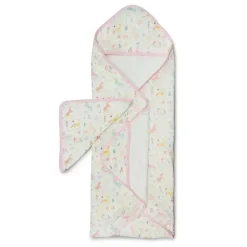 Loulou Lollipop - Conjunto de toalhas com capuz, Unicorn Dream