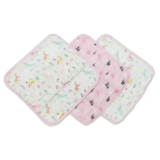 Loulou Lollipop - Conjunto de Toalhinhas 3Pk, Sonho de Unicórnio