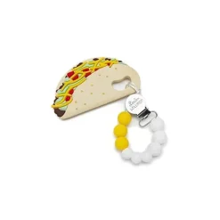 Loulou Lollipop - Conjunto de mordedor de silicone, Taco