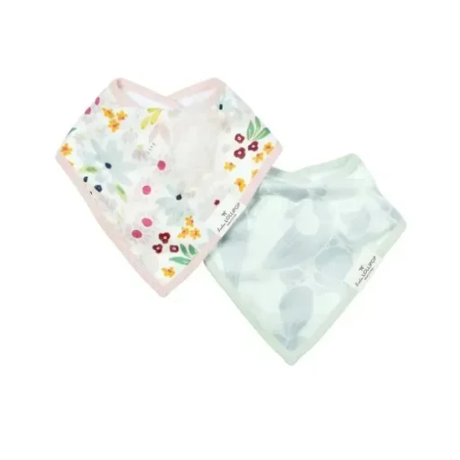 Loulou Lollipop - Conjunto de babadores (musselina), concha floral