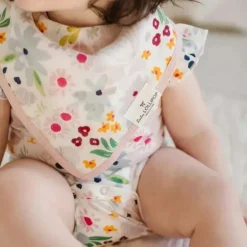 Loulou Lollipop - Conjunto de babadores (musselina), concha floral