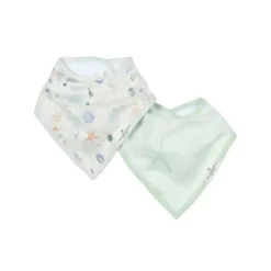 Loulou Lollipop - Conjunto de babadores (musselina), Conchas
