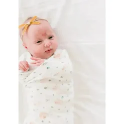 Loulou Lollipop - musselina Swaddle, Bunny Meadow