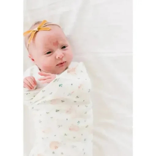 Loulou Lollipop - musselina Swaddle, Bunny Meadow
