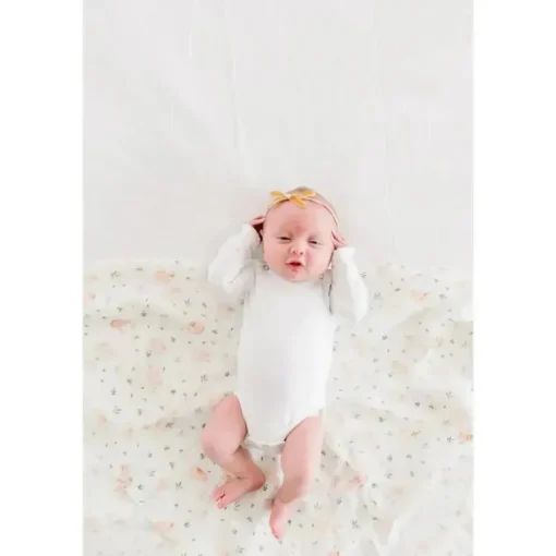 Loulou Lollipop - musselina Swaddle, Bunny Meadow