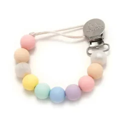 Loulou Lollipop - Porta chupeta de silicone, algodão doce