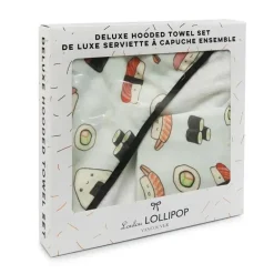 Loulou Lollipop Conjunto de Toalhas com Capuz, Sushi