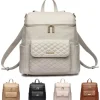 Luli Bebe - Mochila Monaco Fraldas, Branco Pérola