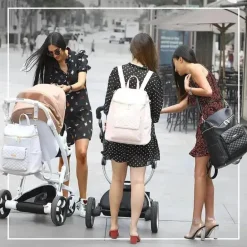 Luli Bebe - Mochila Monaco Fraldas, Ébano-Preto