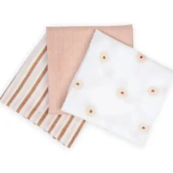 Lulujo - 3Pk Margaridas Musselina Cobertores