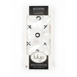 Lulujo Baby Bamboo Muselina Manta, Abraços e Beijos | xale de musselina