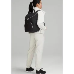 Lululemon - Mochila para novos pais 17L, Preto/Prata Drop