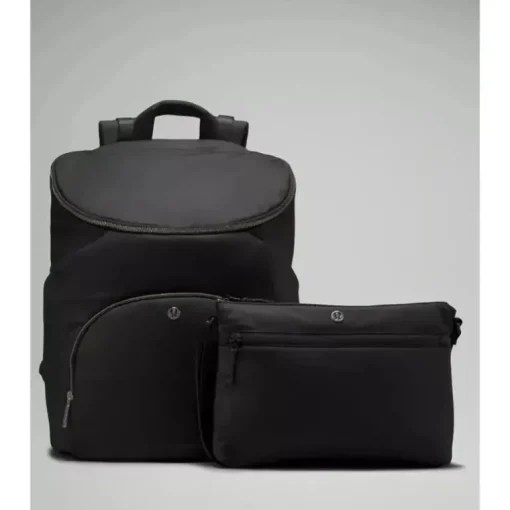 Lululemon - Mochila para novos pais 17L, Preto/Prata Drop
