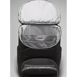 Lululemon - Mochila para novos pais 17L, Preto/Prata Drop
