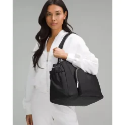 Lululemon - New Parent Tote Bag 20L, Black/Silver Drop