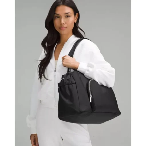 Lululemon - New Parent Tote Bag 20L, Black/Silver Drop
