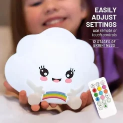LumieWorld - Lumipets, luz noturna infantil, tocar música, nuvem Kawaii