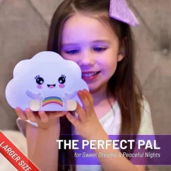 LumieWorld - Lumipets, luz noturna infantil, tocar música, nuvem Kawaii