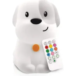 LumieWorld - Luz noturna recarregável Lumipets para crianças, luz de berçário de silicone, cachorrinho