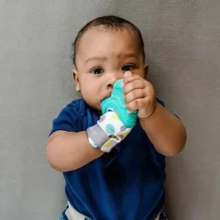 Luva de dentição para bebê Bbluv Gluv, Aqua