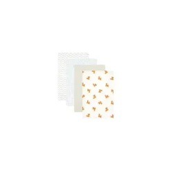 Luvable Friends - Cobertores de flanela Fox 4Pk
