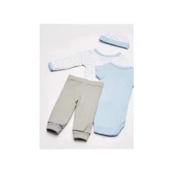 Luvable Friends - Conjunto de enxoval de bebê prematuro de algodão 4Pk