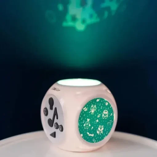 Luz noturna musical Bbluv Kube com projeção