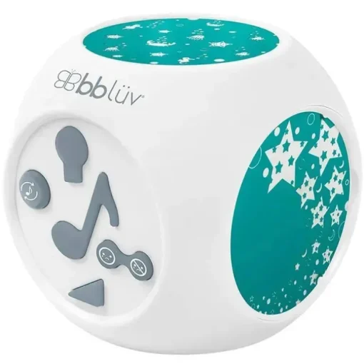 Luz noturna musical Bbluv Kube com projeção
